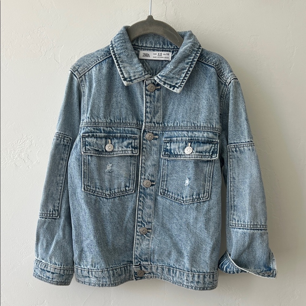 Zara Kids Light Blue Jean Jacket